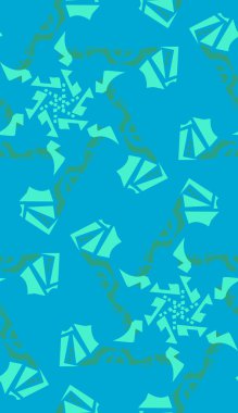 Aqua Kaleidoscope arka plan