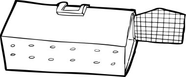 Açık hayvan kafes özetlenen