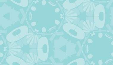 Mavi şekiller desende duvar kağıdı yinelenen