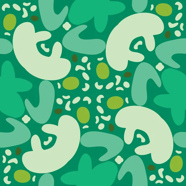 Herhalende betegelde groene vormen — Stockvector