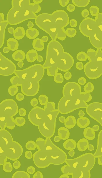 완벽 한 녹색 심장 — 스톡 벡터