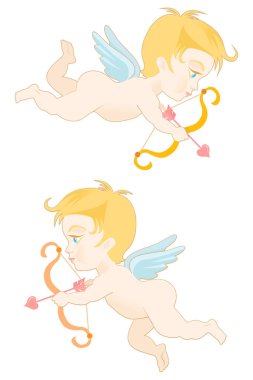 Amerikan Usa çizim meleği ve şeytan