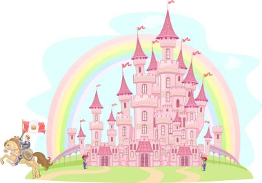 Peri masalı şatosu. Hava Kalesi