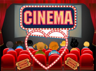 İnsanlarla illüstrasyon salonu