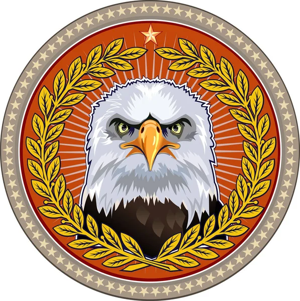 Águila Americana Águila Calva — Archivo Imágenes Vectoriales