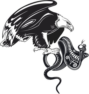 Kartal ve Yılan. Dövme