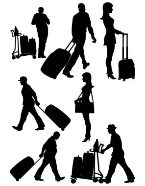 Havaalanı yolcu terminali. Uluslararası varış ve gidiş