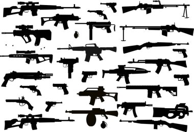 Modern ve eski silahlar: tabanca ve tabanca