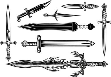 Bıçak, hançer, kılıç ve balta