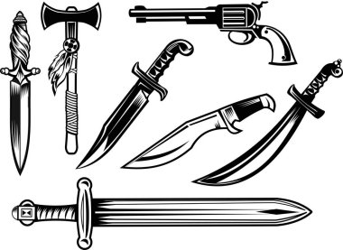 Bıçak, hançer, kılıç ve balta