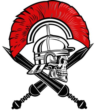 Roma miğferi ve kısa kılıç