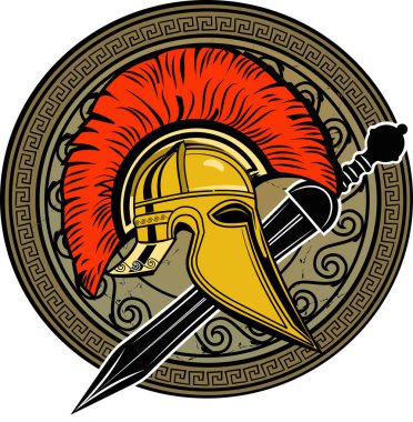 Görüntü: Kılıçlı Sparta Miğferi