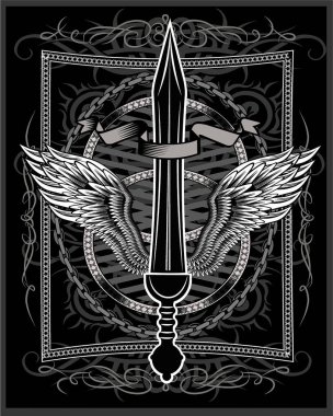 Kanatlı kılıç. Uçan kılıç 