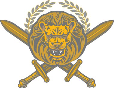 Aslan Kral 'a saldırıyor. 