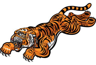 Kaplan Kral. Kaplan dövmesi.