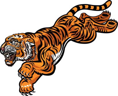 Kaplan Kral. Kaplan dövmesi.