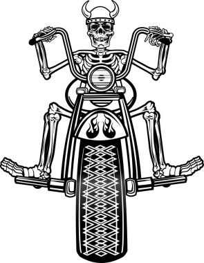 Motosikletli iskelet