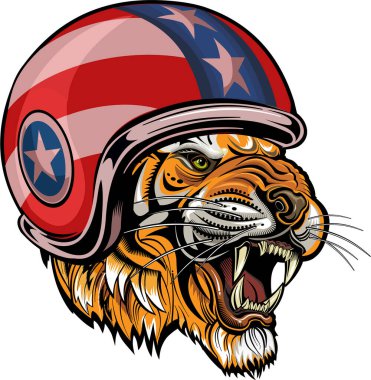 Klasik kaplan motosiklet etiketi