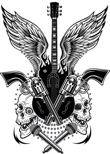 Kafatası ve Elektro Gitar