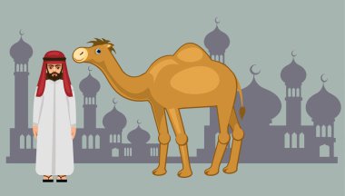 Arap adam ve deve
