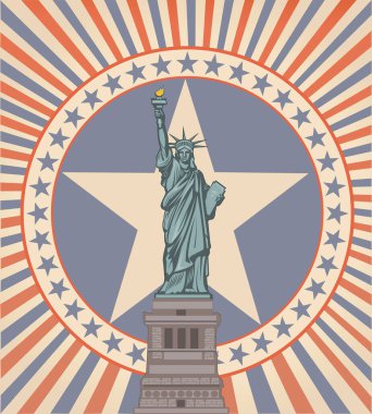 Özgürlük Anıtı. New York ve Amerikan sembolü