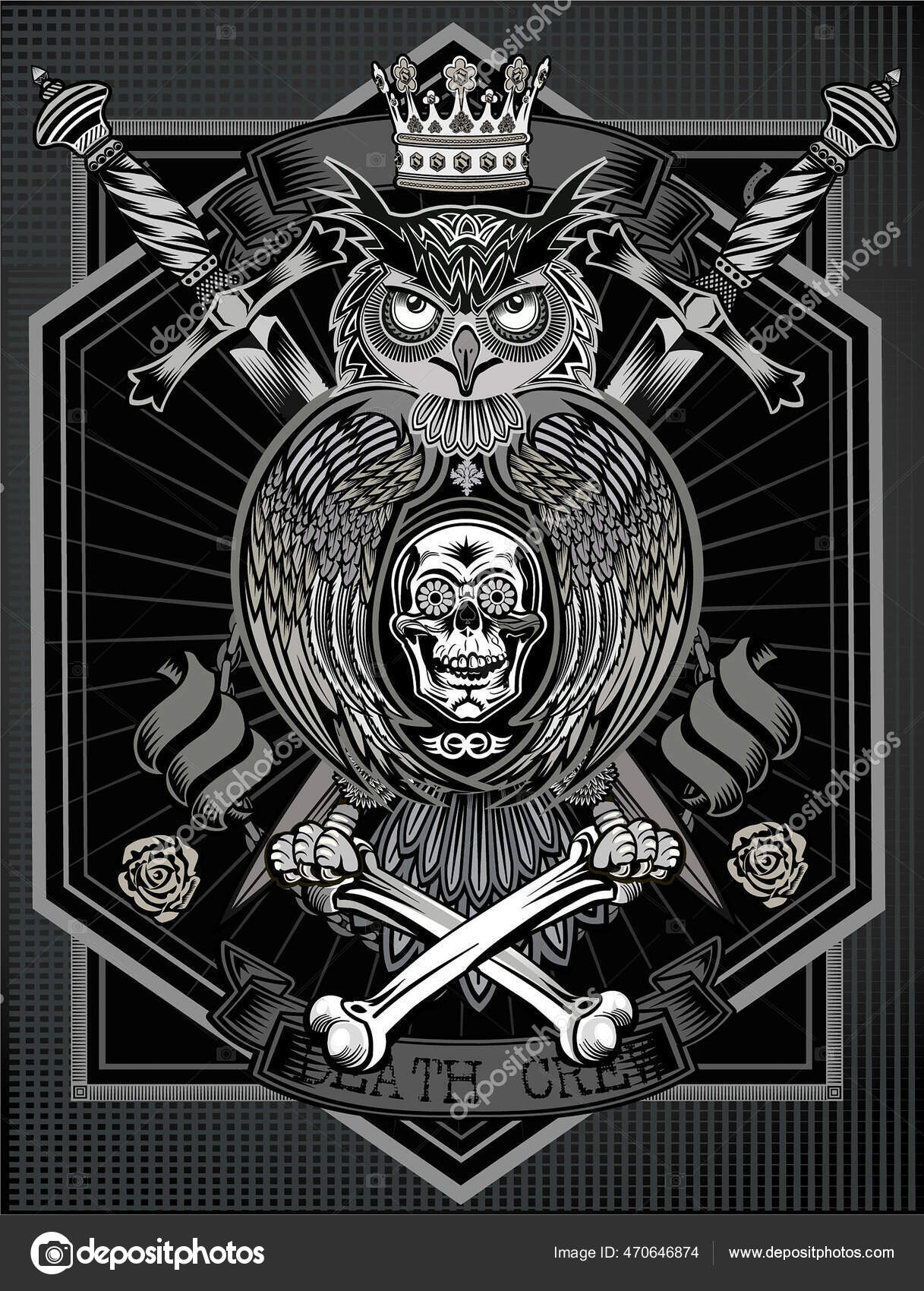 Quebrando a Rotina: Tattoo Design: Coruja + Significado, image size:1217x1700