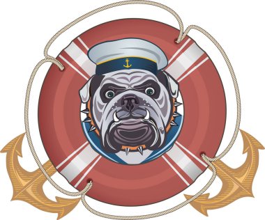 Buldog denizcisinin çizimi