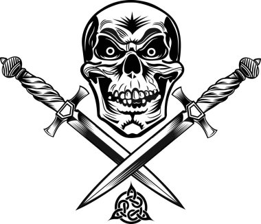 Baltalı Kurukafa 'nın çizimi