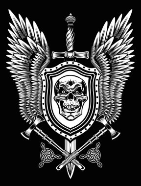 Kılıçlı Kanatlı Kafatası