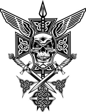 kurukafa oku ve Kafatası motosikleti