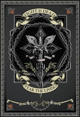 Kanatlı kılıcın gösterimi