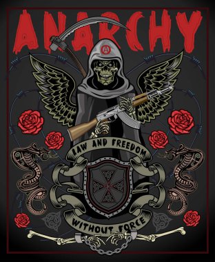 Rose 'la ölüm meleği. Anarşi düzenin anasıdır. 