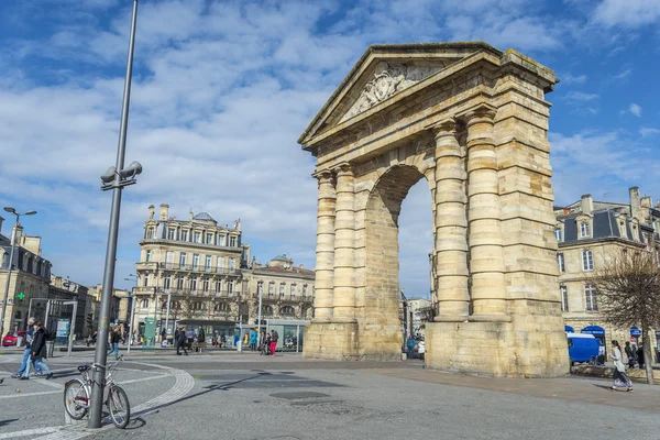 Place de la Victoire w Bordeaux, Akwitanii. Francja — Zdjęcie stockowe