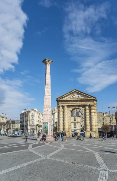 Place de la Victoire v Bordeaux, Francie — Stock fotografie