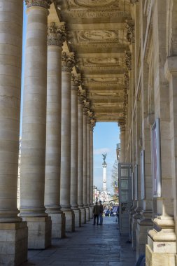 Grand Theatre de Bordeaux. Aquitaine. Fransa.