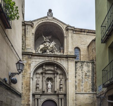 Santiago el gerçek kilise Logroño, İspanya.