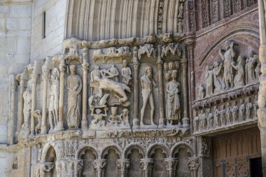 San Bartolome kilise Logroño, İspanya.