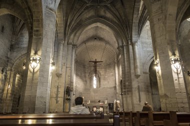 San Bartolome kilise Logroño, İspanya.
