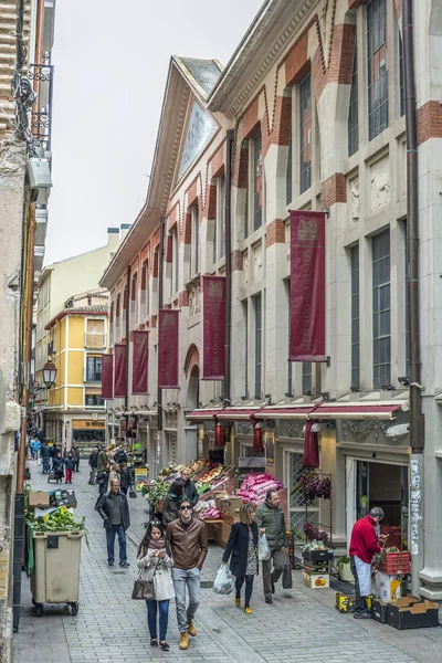 San Blas αγορά στο Logrono. Ισπανία. — Φωτογραφία Αρχείου