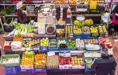 San Blas Logroño piyasada. İspanya.