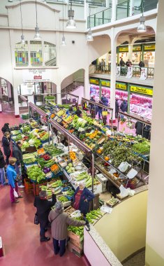 San Blas Logroño piyasada. İspanya.