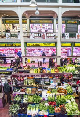 San Blas Logroño piyasada. İspanya.