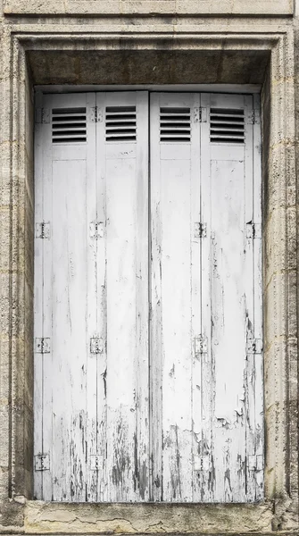 White wooden window panel. — Stock Photo, Image