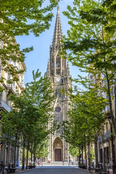 Buen pastor Cathedral. San Sebastian, Gipuzkoa, Basque Country, — Stock Photo, Image