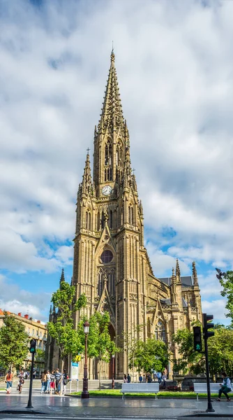 Buen pastor katedrála. Gipuzkoa, San Sebastian, Španělsko. — Stock fotografie