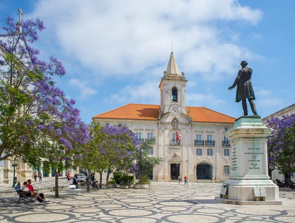 Praca da Δημοκρατία στο Aveiro, Beira Litoral. Πορτογαλία. — Φωτογραφία Αρχείου