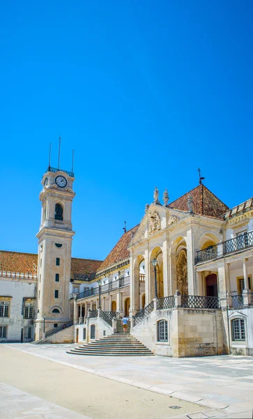 Uteplats das Escolas av Coimbras universitet, Portugal. — Stockfoto