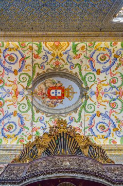 Coimbra Üniversitesi Sao Miguel Şapel. Portekiz.