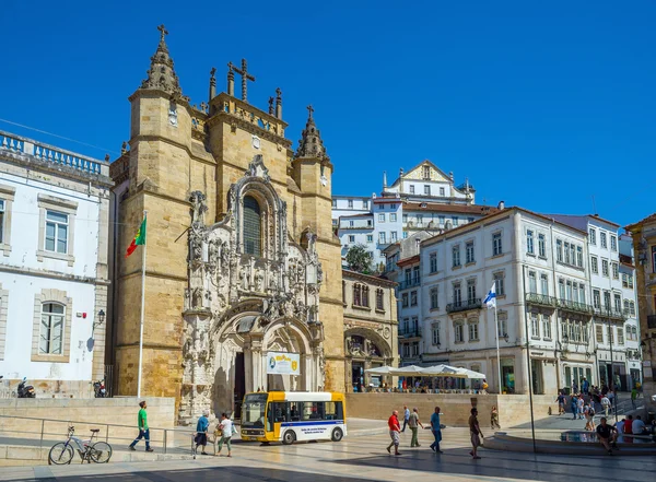 Santa Cruz klasztorze w Coimbrze. Portugalia. — Zdjęcie stockowe