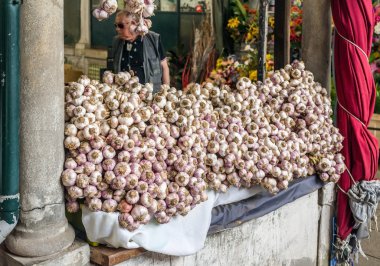 Bolhao belediye pazarı, Porto, Portekiz.